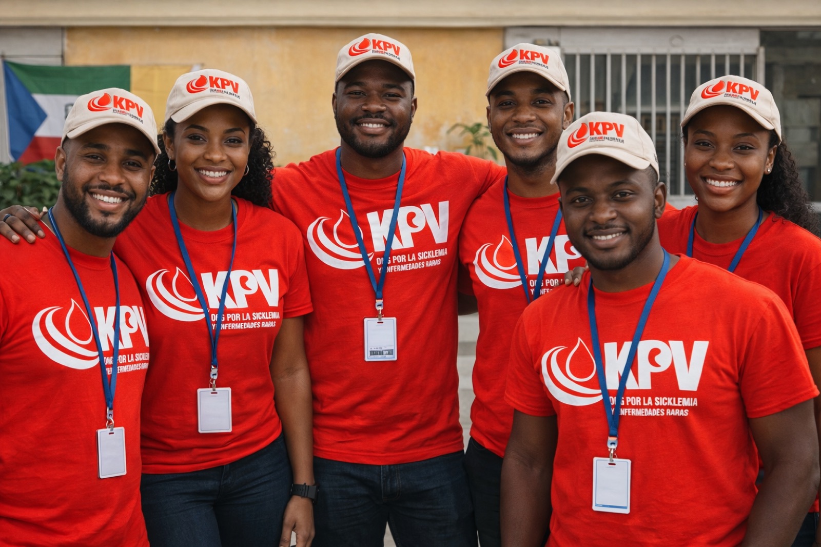Equipo de voluntariado de la ONG KPV